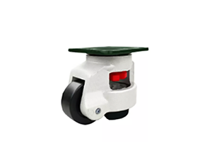  Pack GD-60F Korean Style Plate Mounted Nylon Wheels Heavy Duty Retractable Machine Leveling Casters