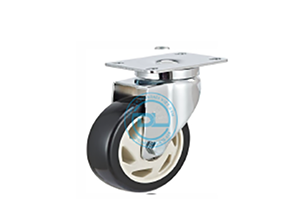 Medium-light duty PP caster wheel for carts