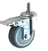 5 inch non-marking swivel caster TPR wheel